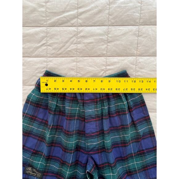 Vermont Flannel Co. Blue/Green Plaid Boxer Pajama Shorts - Picture 6 of 6
